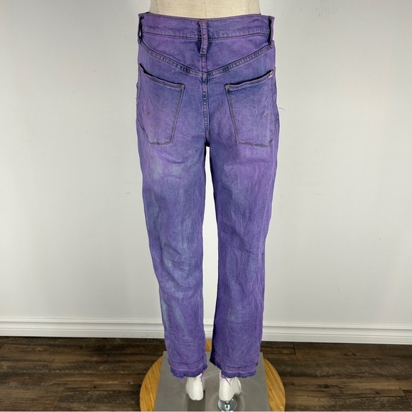 Hudson KASS Purple Distressed Jeans 27x28 - Picture 7 of 13